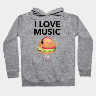 I Love Music Hoodie